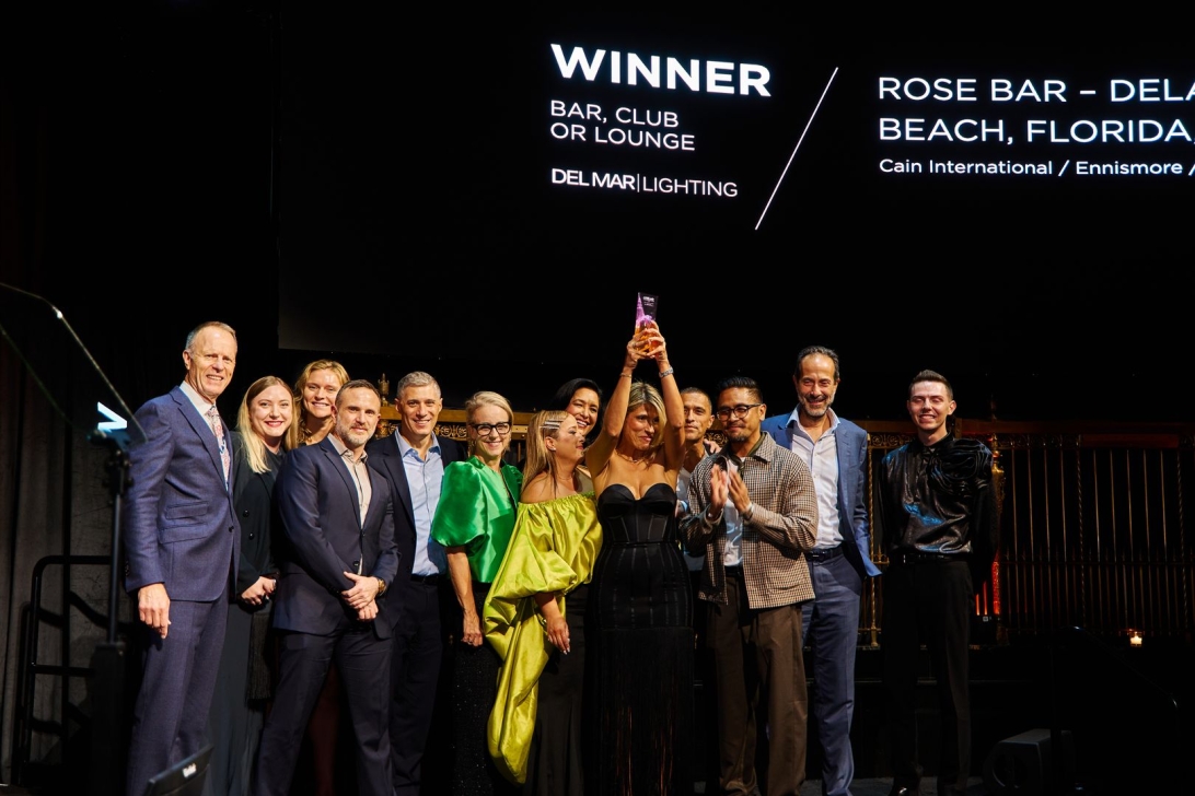 Winning team of Rose Bar at the AHEAD Americas awards ceremony.