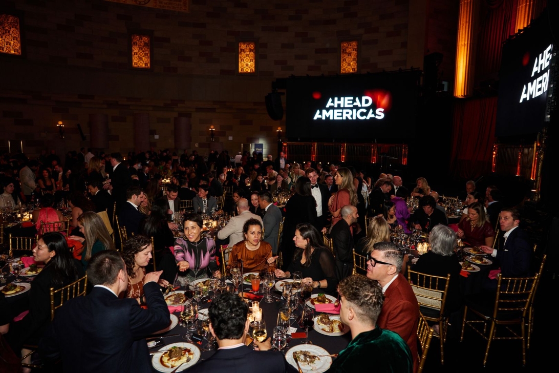 Guests celebrate outstanding hospitality projects at the AHEAD Americas awards dinner.
