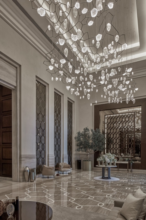 Address Fountain Views main lobby