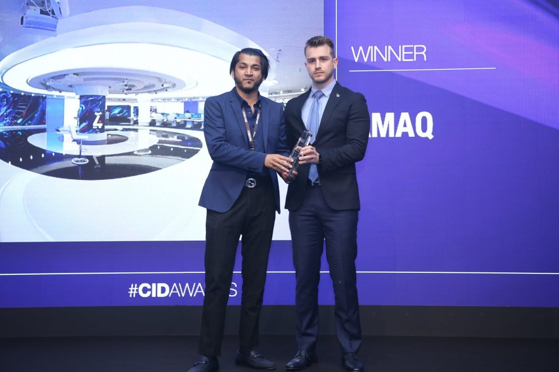 Awarding the winners