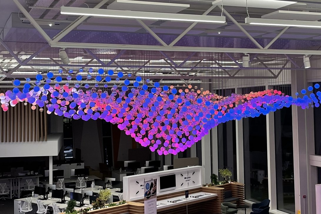 Billion Pixels at night