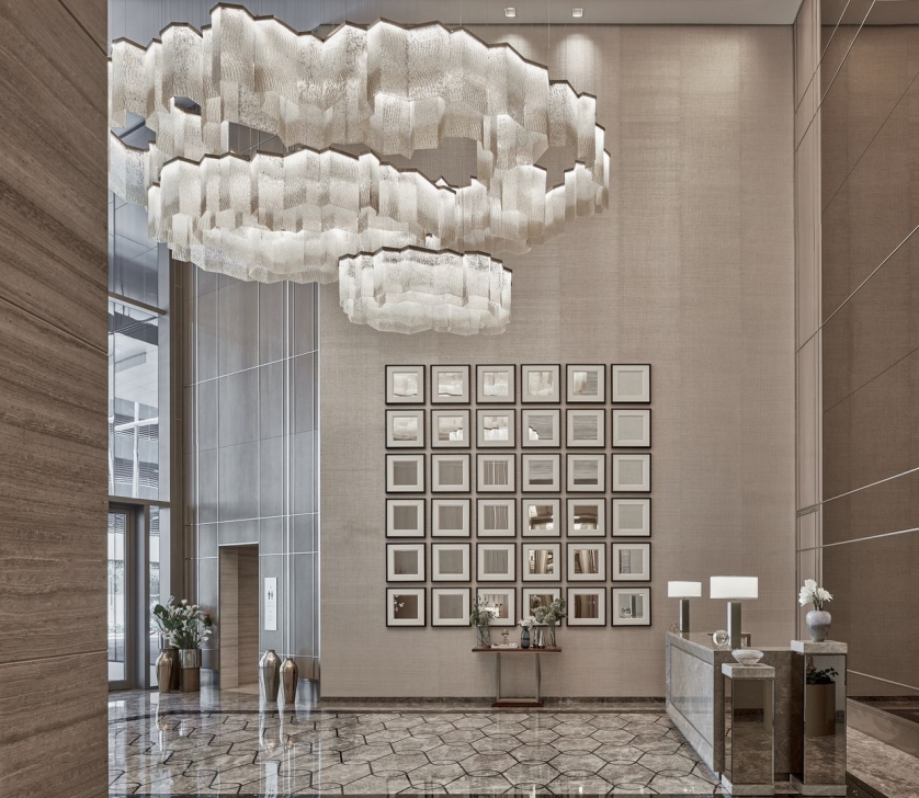 Frita glass chandlier
