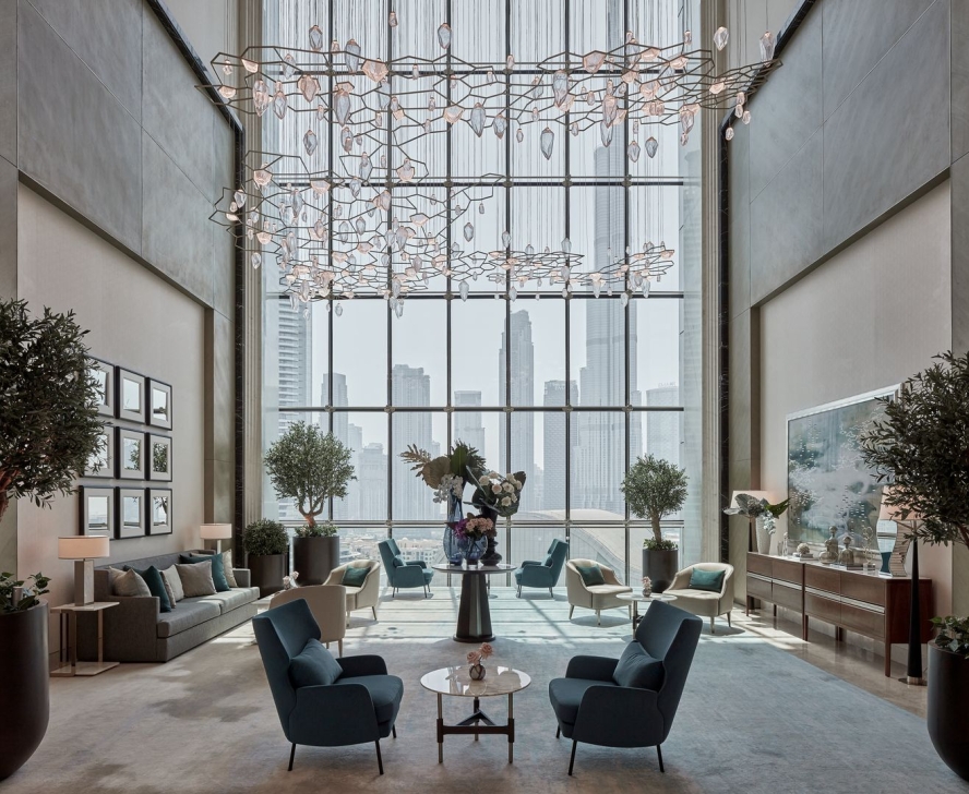 Address Fountain Views interior