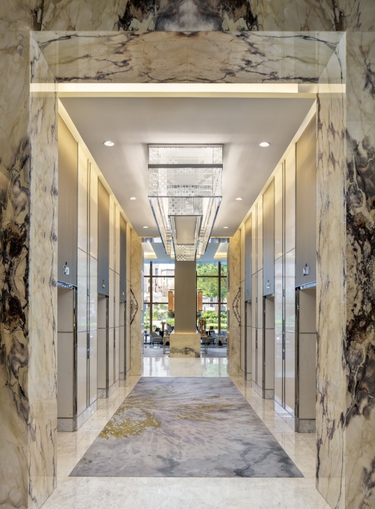 The Address Downtown Dubai elevator lobby