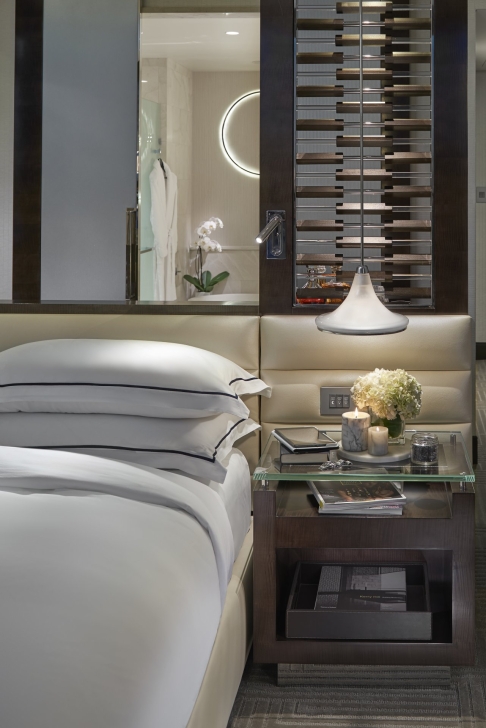 Guestroom with lighting