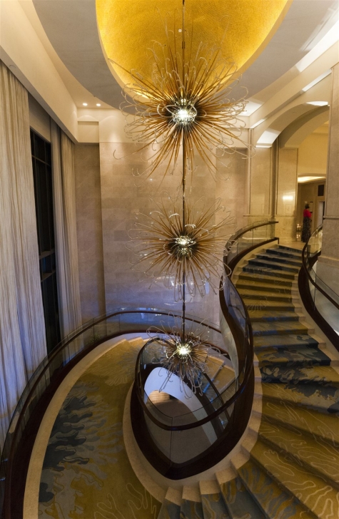 Hotel staircase