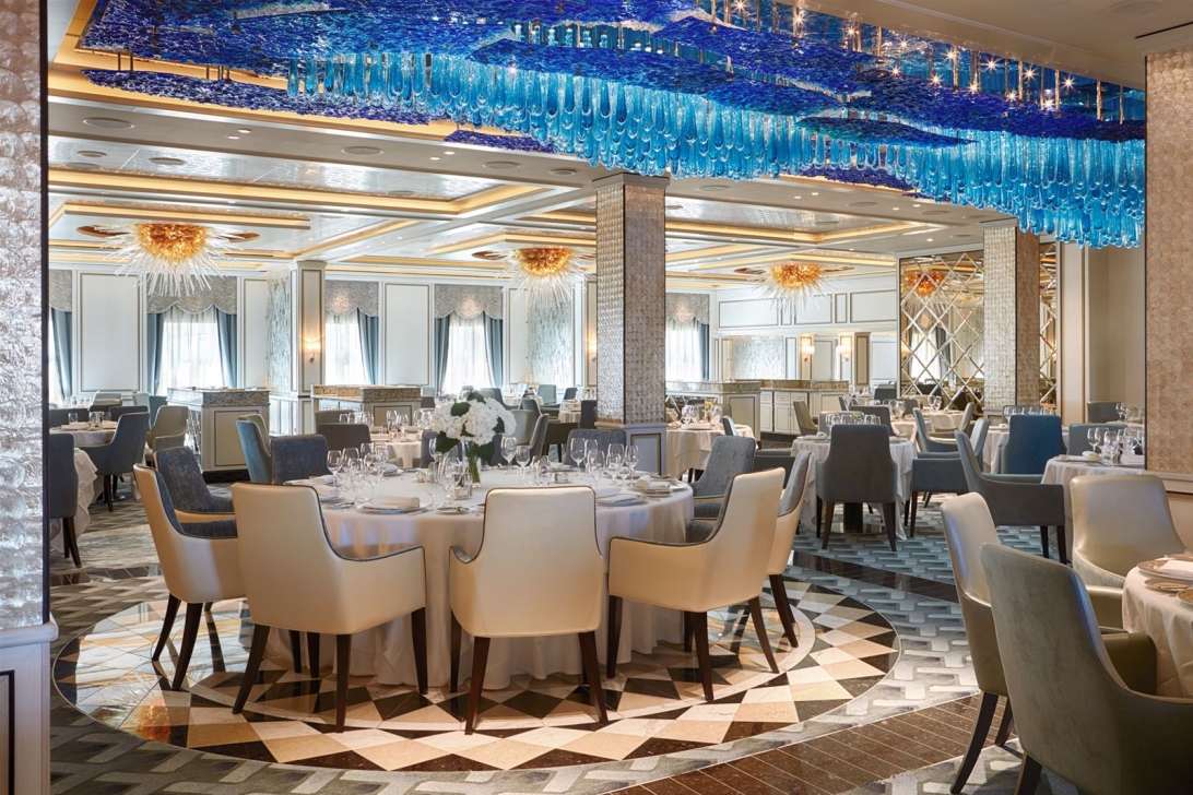Aquamarine lighting installation