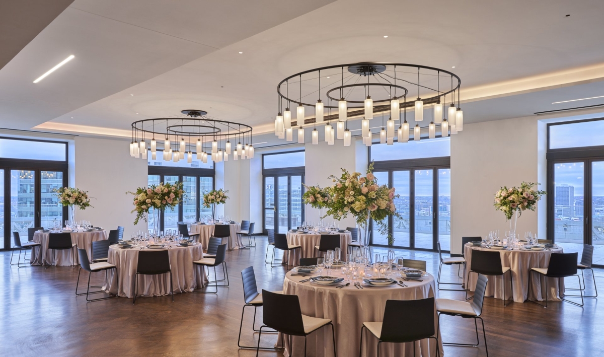 Lighting for hotel’s event space
