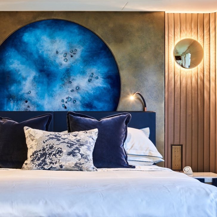 Mother of pearl constellation map