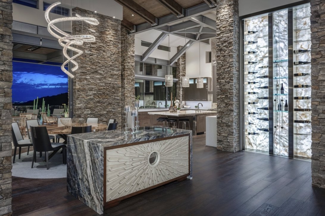 Dining room of a private residence