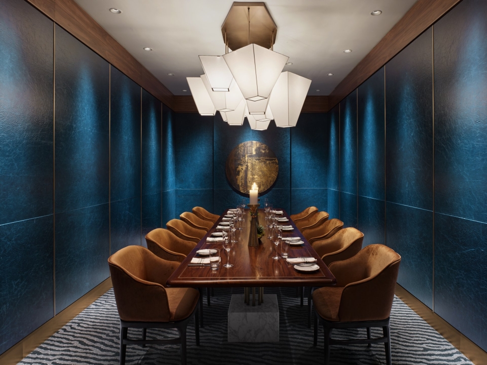 Gem-inspired chandelier
