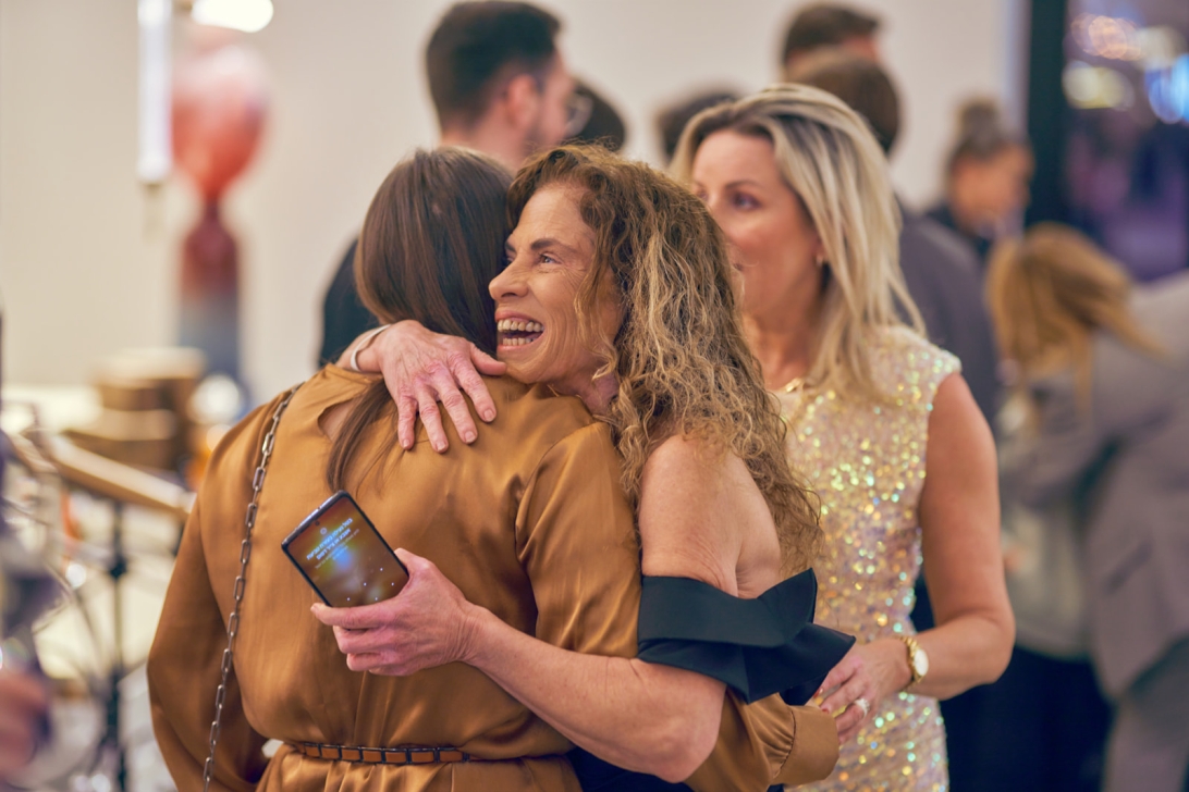 Hugging women