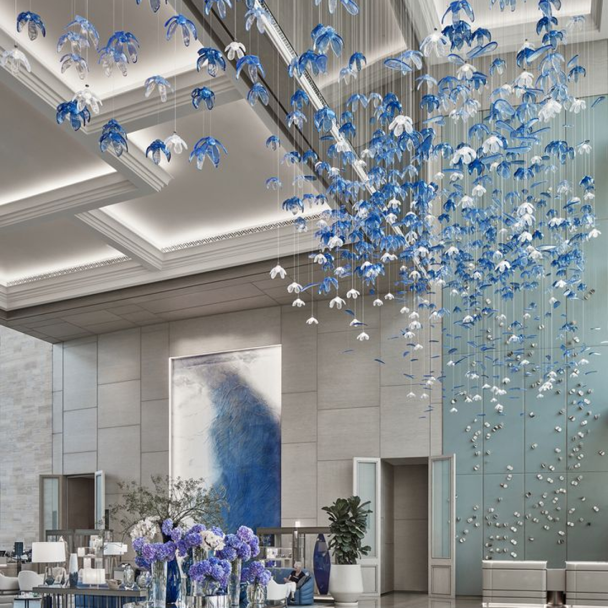 Address Beach Resort pohled do vstupní haly zprava