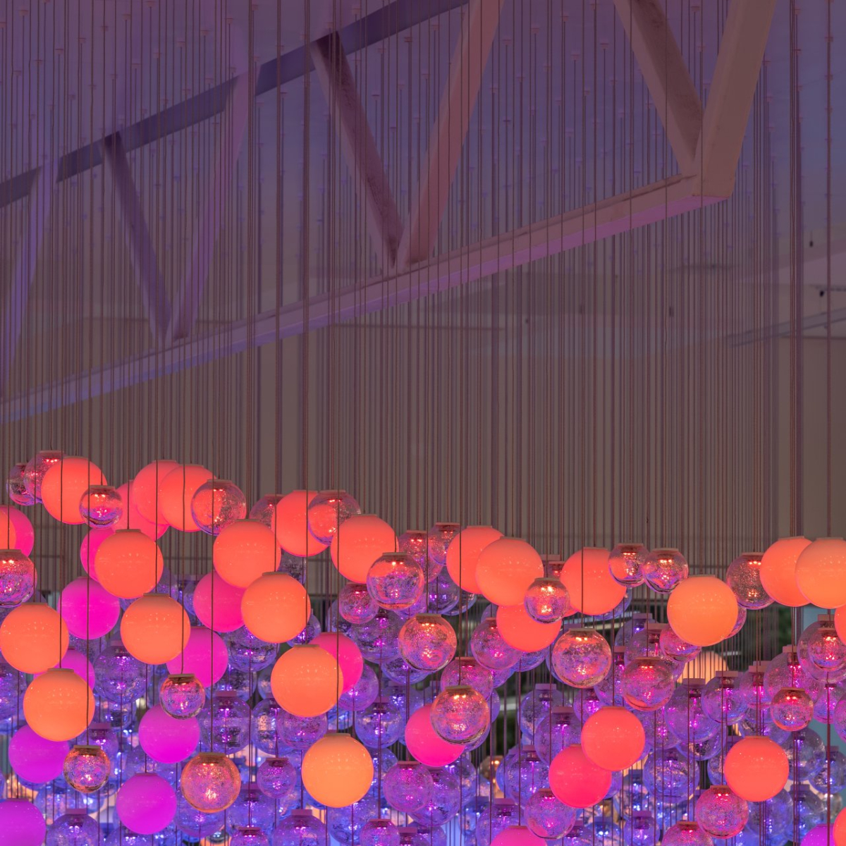 Billion Pixels - detail zavěšení