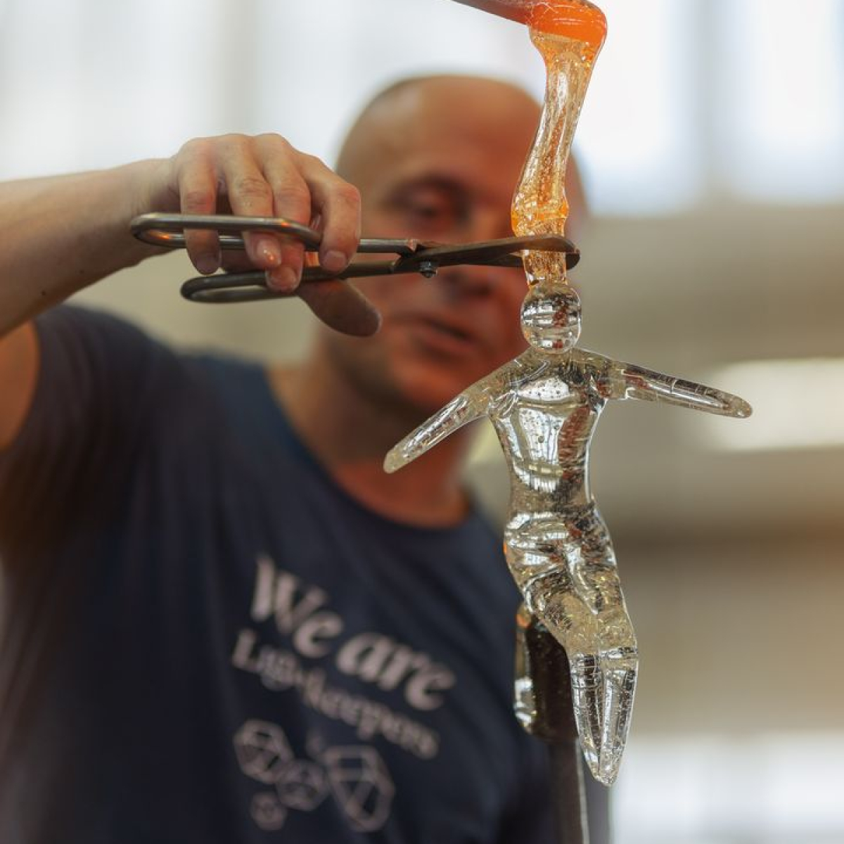 Umělecká výroba skla detail