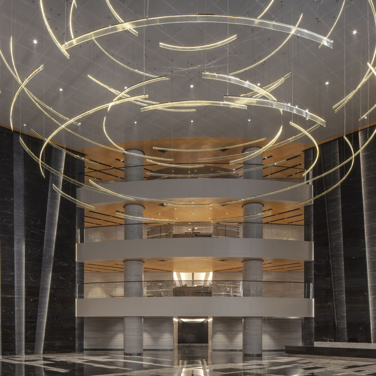 The ground floor lobby