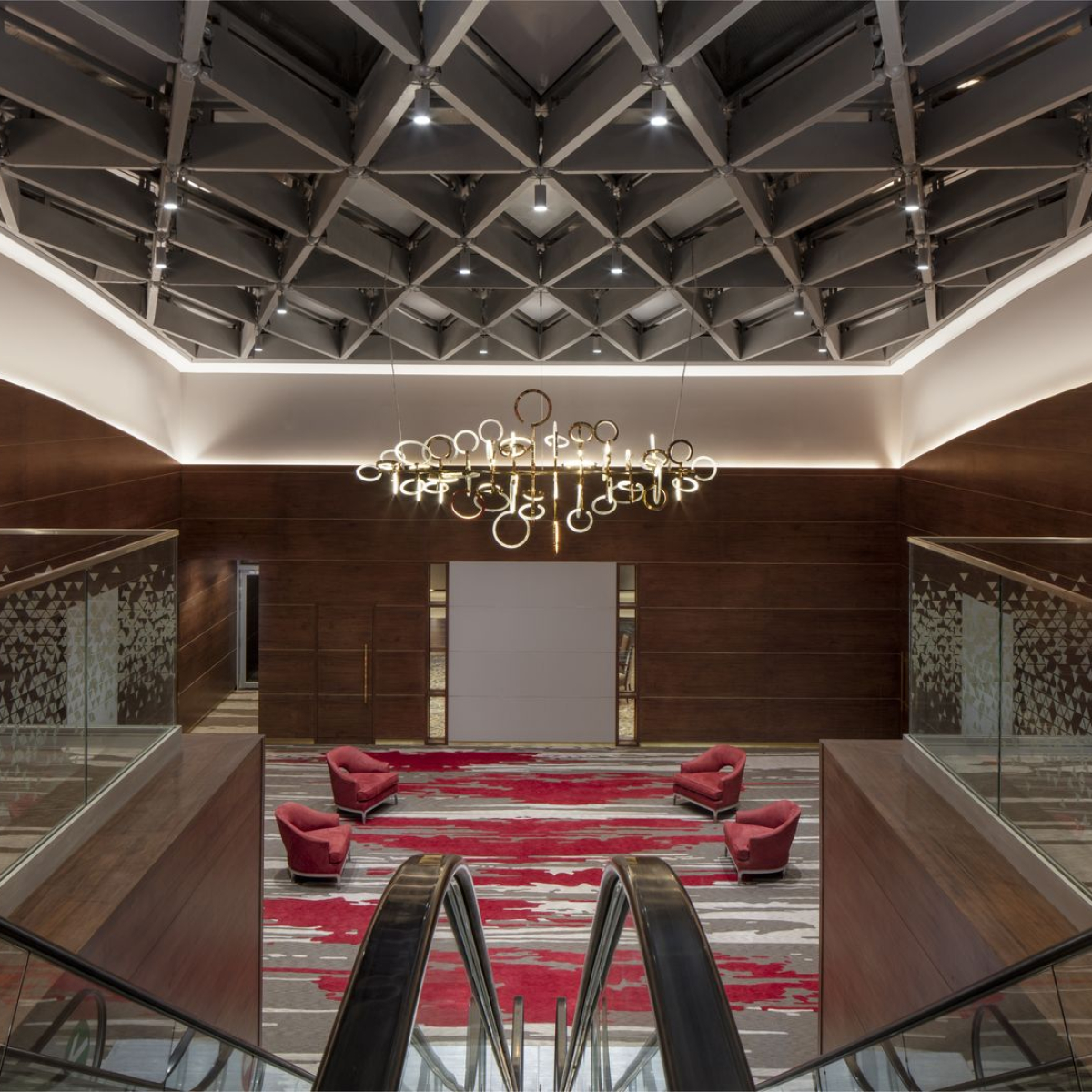Adani Corporate House - The executive dining foyer
