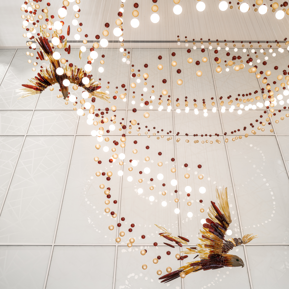 Dynamic lighting installation Falcon’s Flight