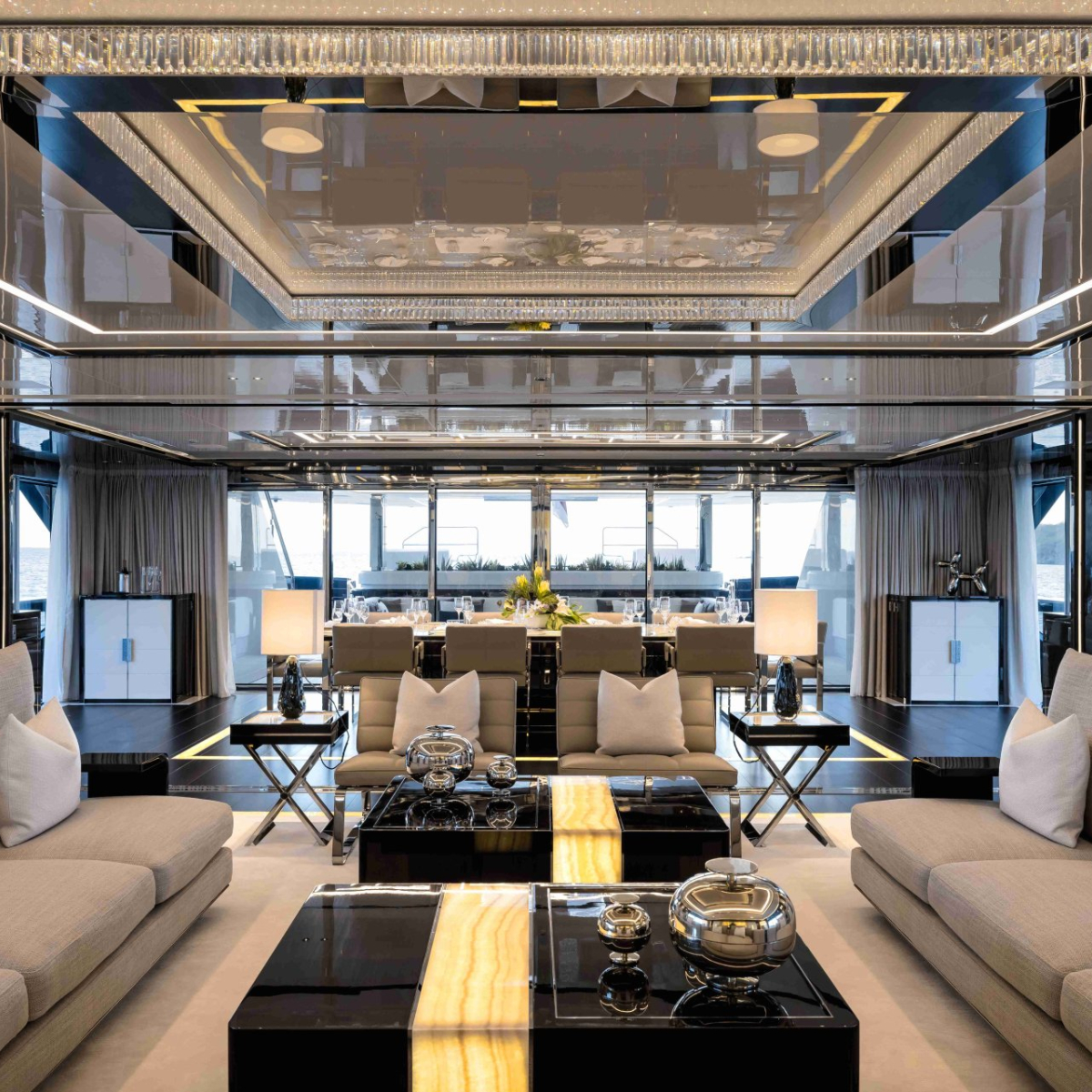 Superyacht Resilience interior
