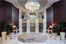 The Address Downtown Dubai lighting for elevator lobby