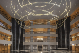 The ground floor lobby