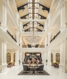 Hlavní loby hotelu Raffles Hotel Singapore