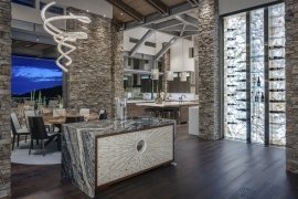 Dining room of a private residence