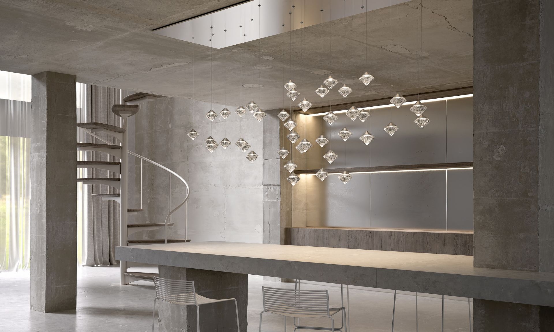 Crystal Bicons in the interior